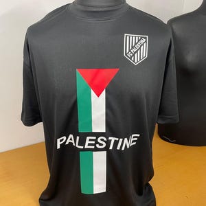Kids & Adult, Unisex, Personalised Palestine Football T-shirt / Free Palestine / Football Tee