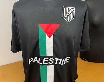 Personalized Palestine Football T-shirt, Unisex Cotton Tee