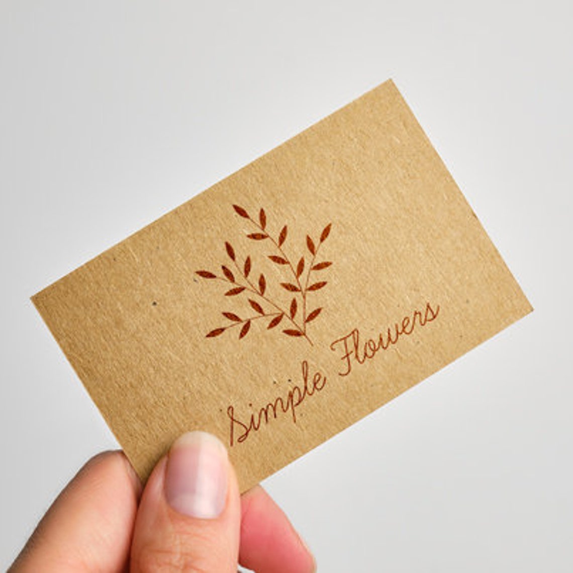 Biglietti da visita Kraft personalizzati Stampa UK Etsy