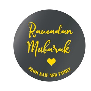 Adesivi Ramadan / adesivi personalizzati / adesivi con logo / adesivi aziendali / etichette / etichette postali / adesivi per ordini / lucidi
