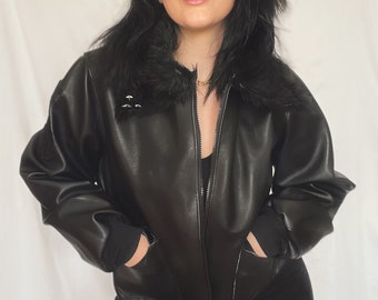 Fourth Wing inspired leather flight jackets
