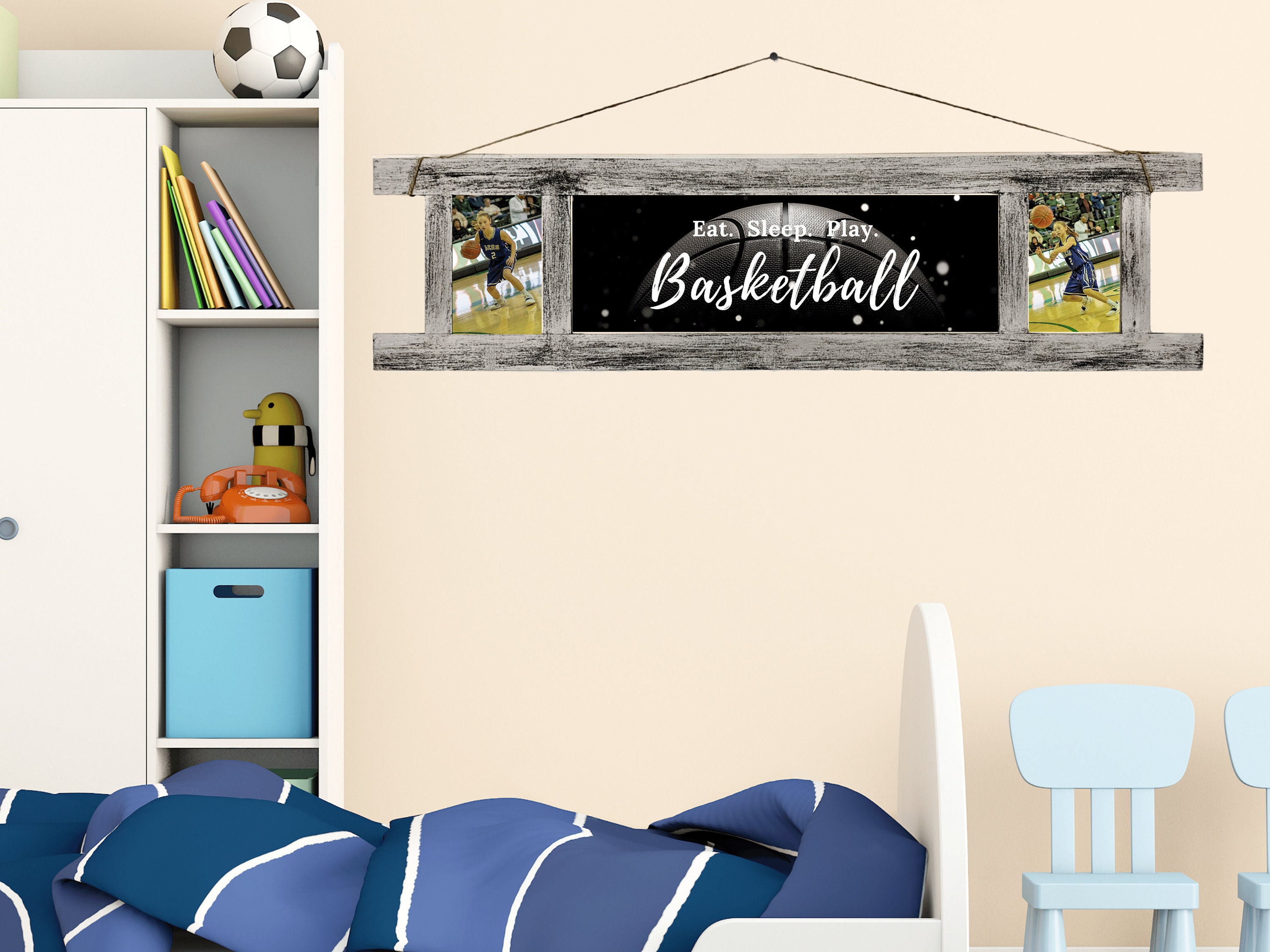 BASKETBALL Custom Wall Hanging Etsy