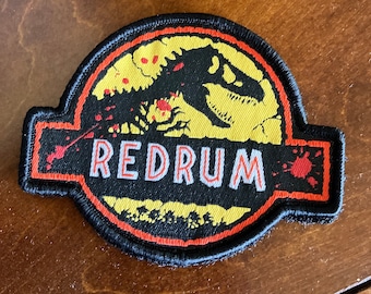 Jurassic Redrum Patch w/ sticker