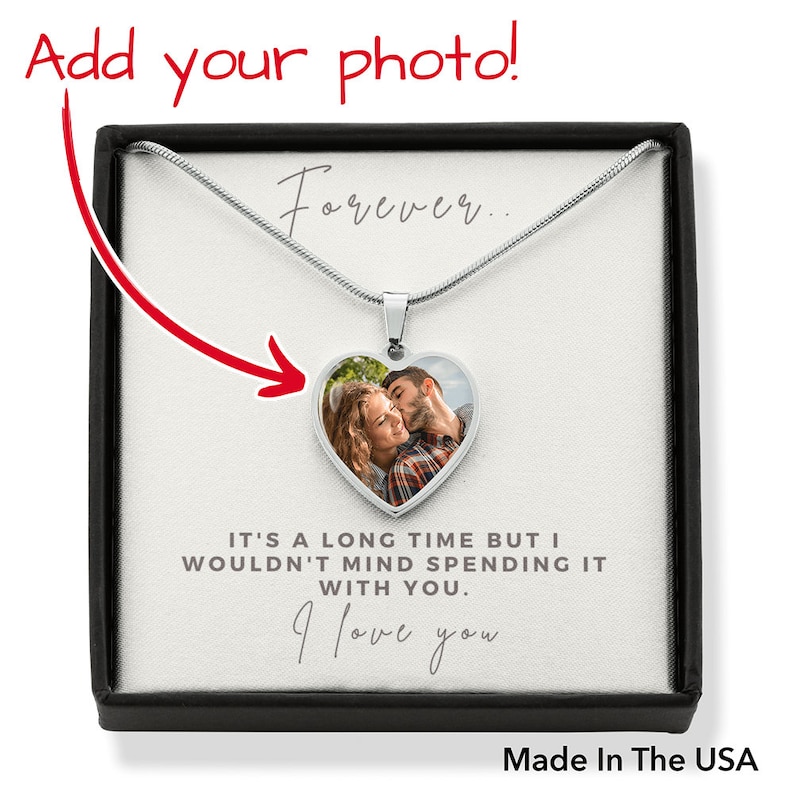 Mother/'s Day Gift for Best Friend Cute Present for Daughter Custom Jewelry Personalized Heart Pendant Necklace for Girlfriend
