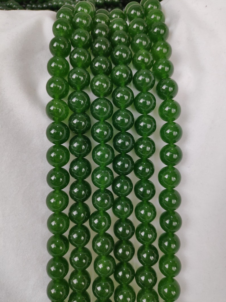 8mm Dark Forest Green Agate Round Beads For Jewellery Making Dark Green Chalcedony UK,4mm 6mm 10mm,15