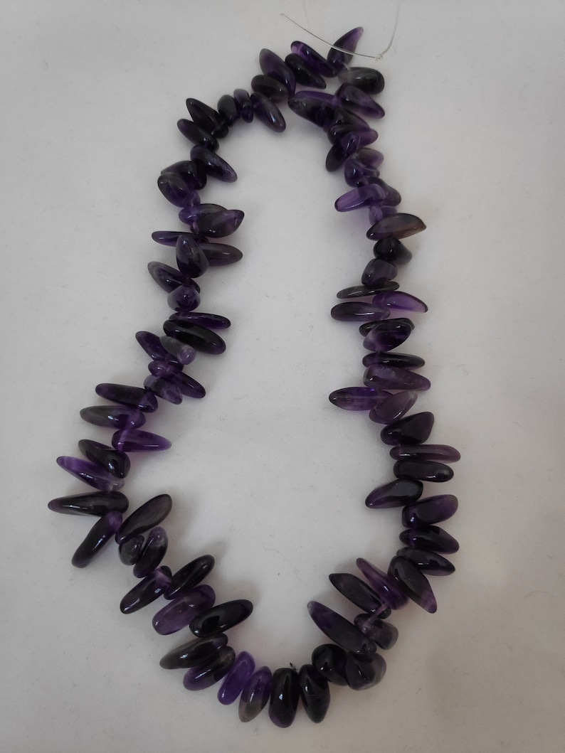16 Natural Amethyst Nugget Beads For Jewellery Making large Amethyst Beads,