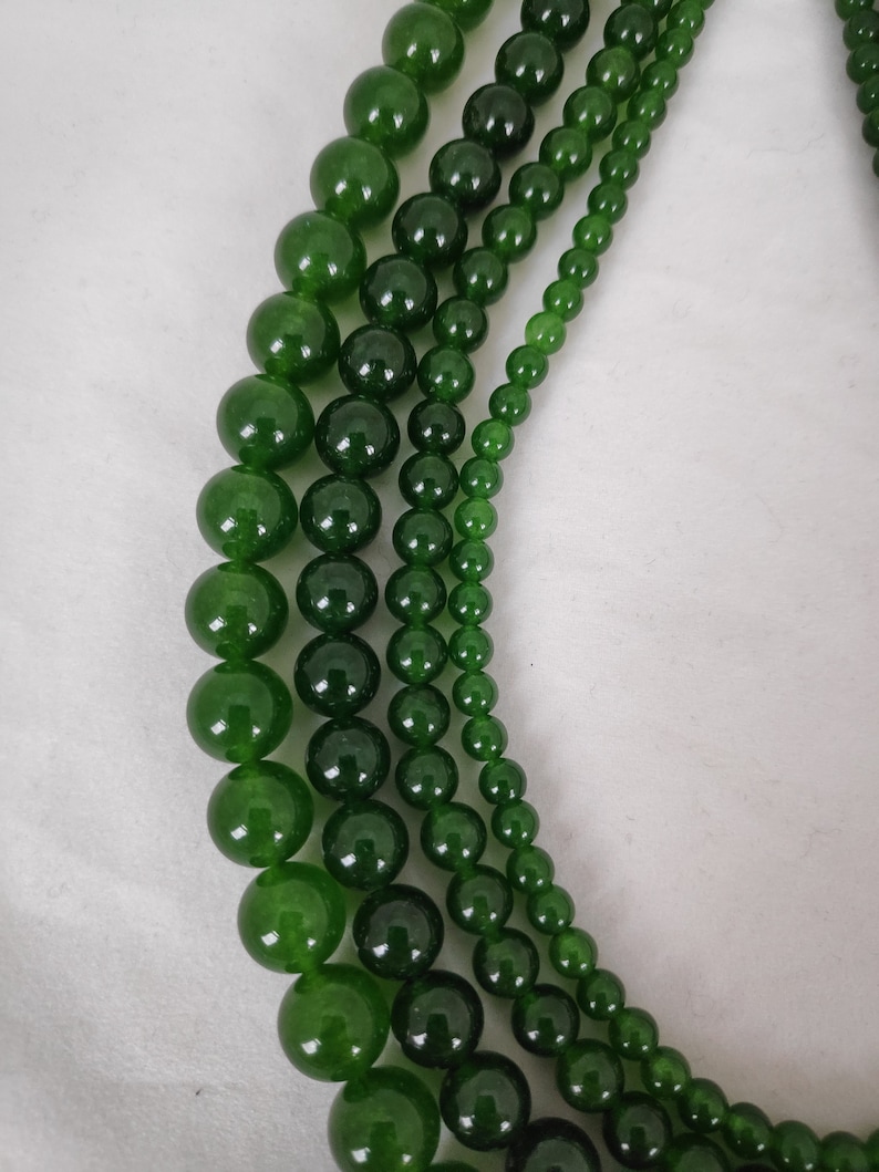 8mm Dark Forest Green Agate Round Beads For Jewellery Making Dark Green Chalcedony UK,4mm 6mm 10mm,15