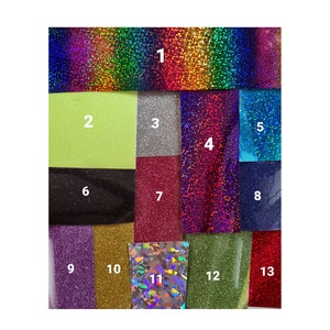 Heat Transfer Vinyl Glitter (HTV)