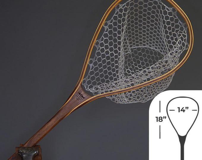18”x14” XL Steelhead Natural Landing Net - Made in the USA (XLNA000000)