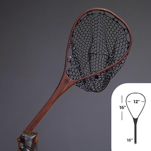 16”x12” Fat Jake Walnut Landing Net - Made in the USA (FJWT000000)