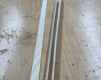 4ft Hickory Laminates for Bending - No water bath or steam needed