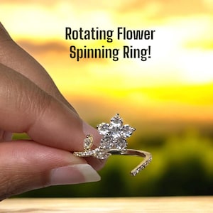 Calming Spinner Ring: Adjustable Fidget Tool for Stress Relief
