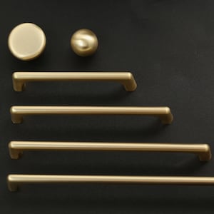 Minimalist Slim Drawer handles pulls Gold black knobs handles Cabinet handle knobs Nordic wardrobe kitchen Pulls Handles, Home Improvement