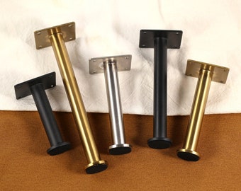 Set of 4 Cabinet legs, Metal Furniture legs, ikea sofa leg, Brass Legs, Cabinet Leg, Metal Legs Feet, sofa legs, besta leg, Eket, kallax leg