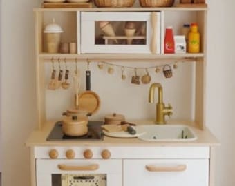 Wooden Play Kitchen Etsy