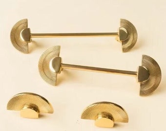 Exquis Sunshine Pull Handle, Demi-cercle Cabinet Knobs Handle Pull, Dresser Knobs Pulls, Kitchen Cupboard Pulls Handles knobs