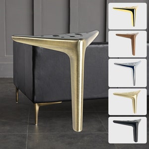 Set of 6 or 4 Metal Furniture Legs Cabinet Legs Sofa Legs IKEA