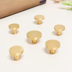 Minimalist Brass Drawer Knob, Cabinet Dresser knob handle, Cabinet Pulls, Wardrobe Cabinet Pull Handle Knobs, Furniture Knobs Handles Pulls
