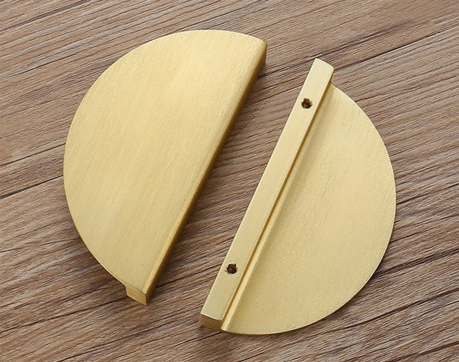 Messing Halbkreis Schublade zieht Messing Gold Schrank | Etsy