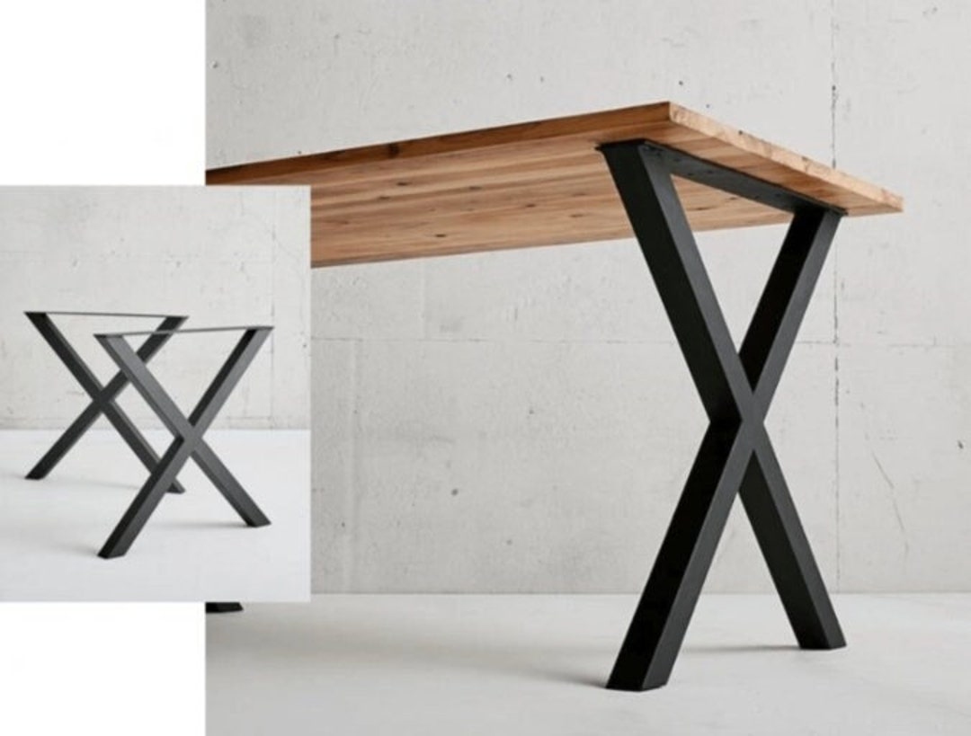 Industrial X Shape Table Legs Highquality DIY Furniture Etsy