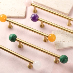 Brass Crystal Cabinet Knobs Handle Pull Colorful drawer pulls IKEA handle pull kids drawer knobs Pulls Kitchen Wardrobe Pulls dresser Handle