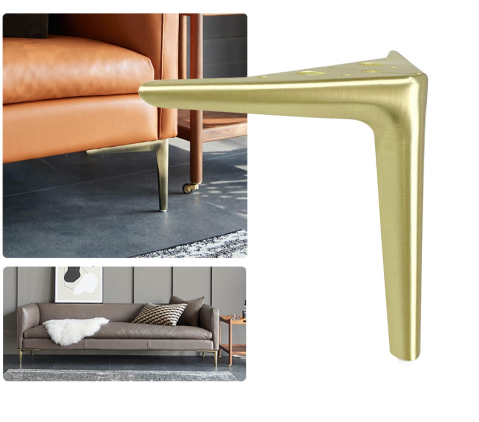 Set of 6 or 4 Metal Furniture Legs Legs Sofa Legs Etsy UK