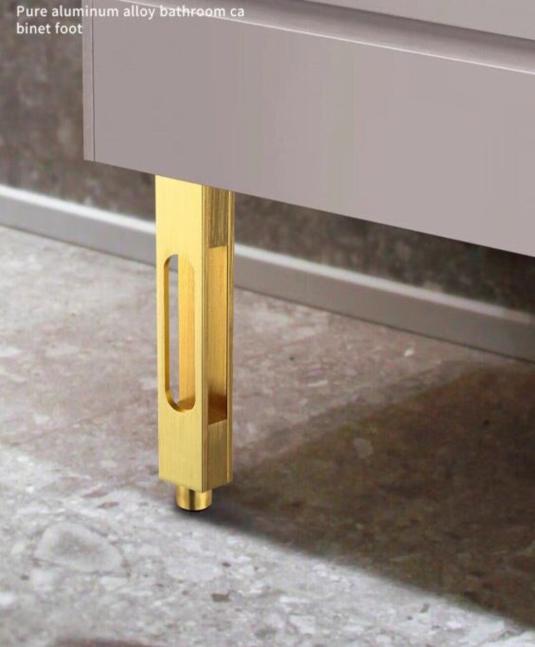 Brushed Gold Furniture Legs, Legs, Sofa Legs, Metal Legs Feet