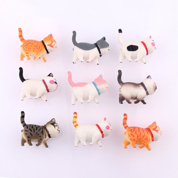 Boutons d'animaux Boutons de porte pour enfants Poignée de garde-robe, bouton de chat Bouton de tiroir pour enfants Boutons de meuble, poignée de tiroir de pépinière, Boutons décoratifs