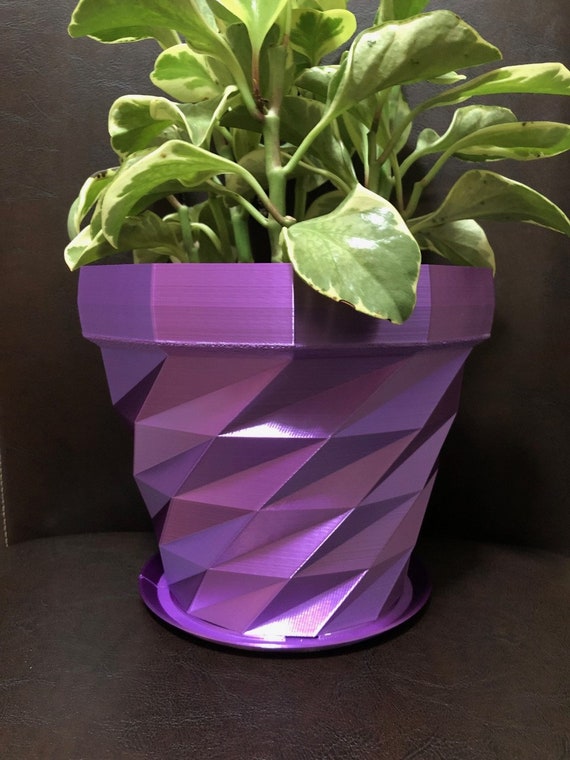 Vaso fioriera tondo Naxos con sottovaso vari colori misure fiori