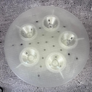 One 11.25-inch Drainage Insert for Extra Extra Large Shallow Size Twisted Pots (Random color) - 1.125 inch tall