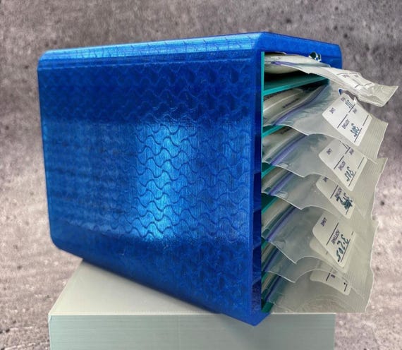 Flacher Behlter zum Einfrieren von Muttermilch - (kristallblaue Farbe) -  6,5 "lang, 5,5" hoch, 4,375" breit; Hergestellt in den USA; Organisieren  und Aufbewahren - Etsy.de