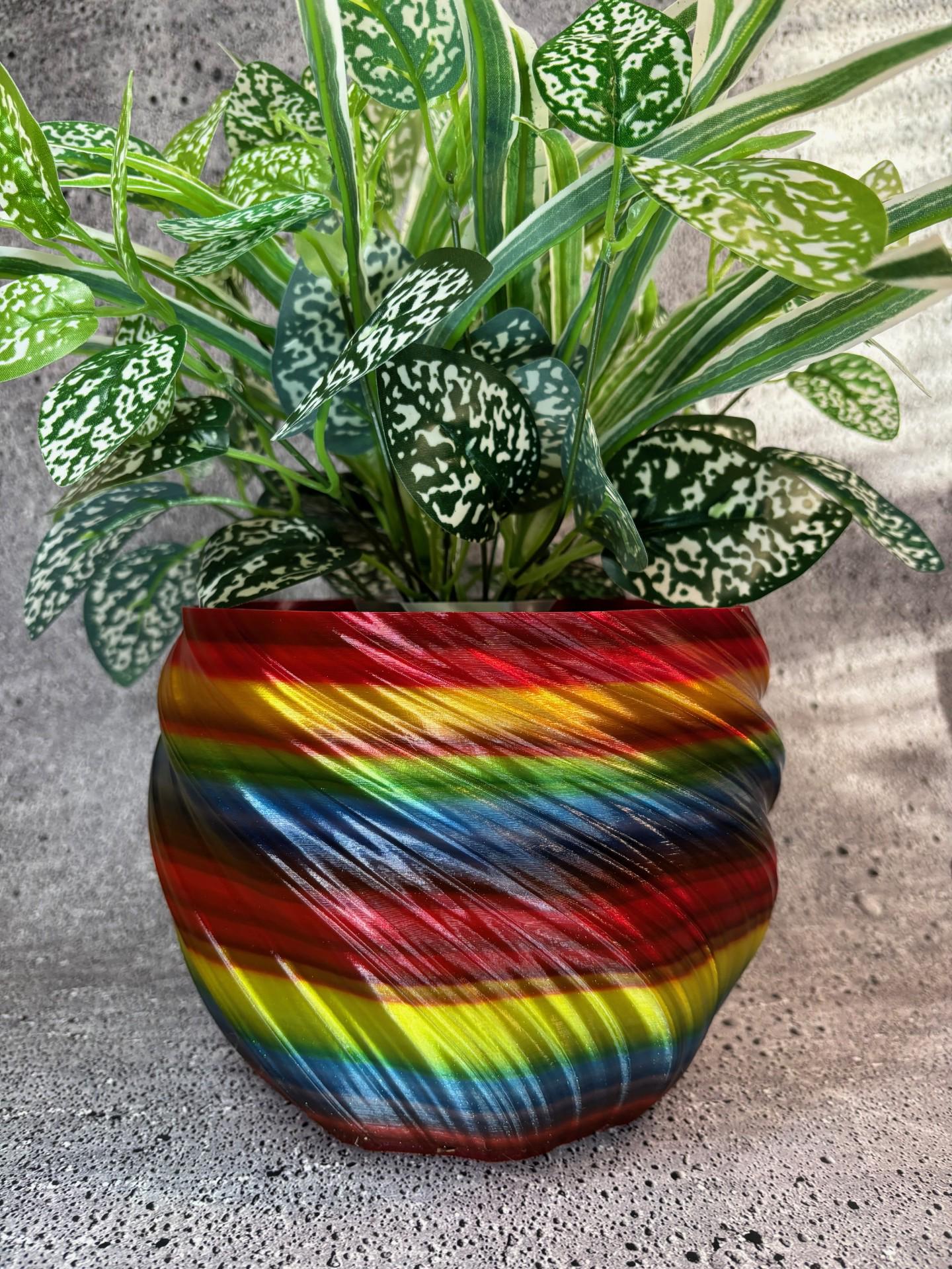 Vaso Luzia 13cm - Design Traforato Effetto Pizzo, Multicolore Per Interni/esterni - 3