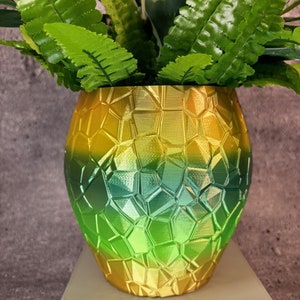 Unique Planter-Medium Flowerpot for Plants of all kinds - 6" Diameter by 6" Tall Colorful Planter Unique Planter; USA Store