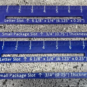 USPS Letter and Small Package Thickness Guage and Measurement Tool ...