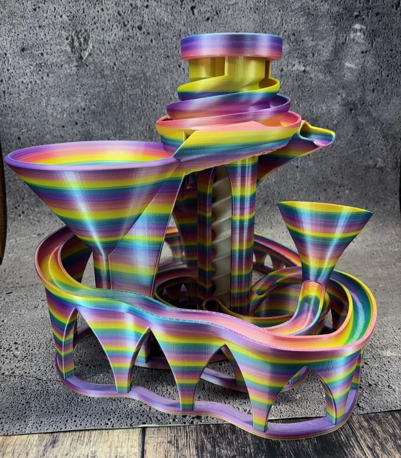 Pvc Marble Ramp Full Size; Jumbo Marble Run (multi Color) - Marble Machine - Marble ...