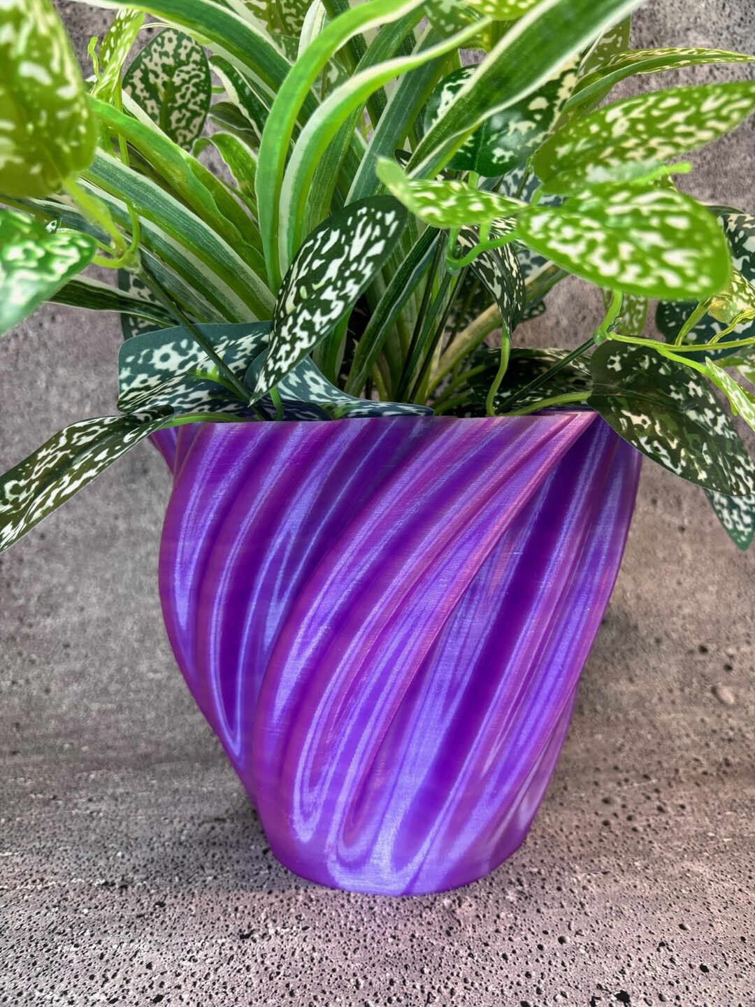 あらゆる種類の植物用の大型植木鉢（ワイルドオーキッドカラー
