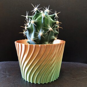 Unique Planter-Small Flower Pot for Plants of all kinds - 4" Diameter by 3" Tall Colorful Planter Unique Planter; USA Store