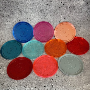 Eén schotel van 4,75 inch (diverse kleuren): lekbak, schaal; VS-winkel; plantenbak schotel