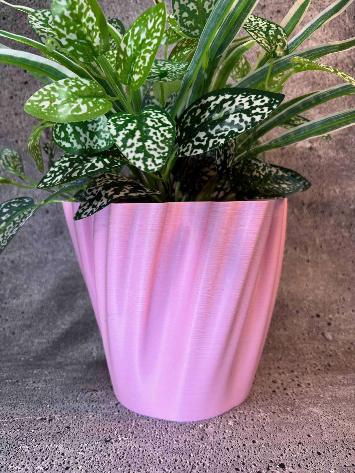 Extra large pink planter
