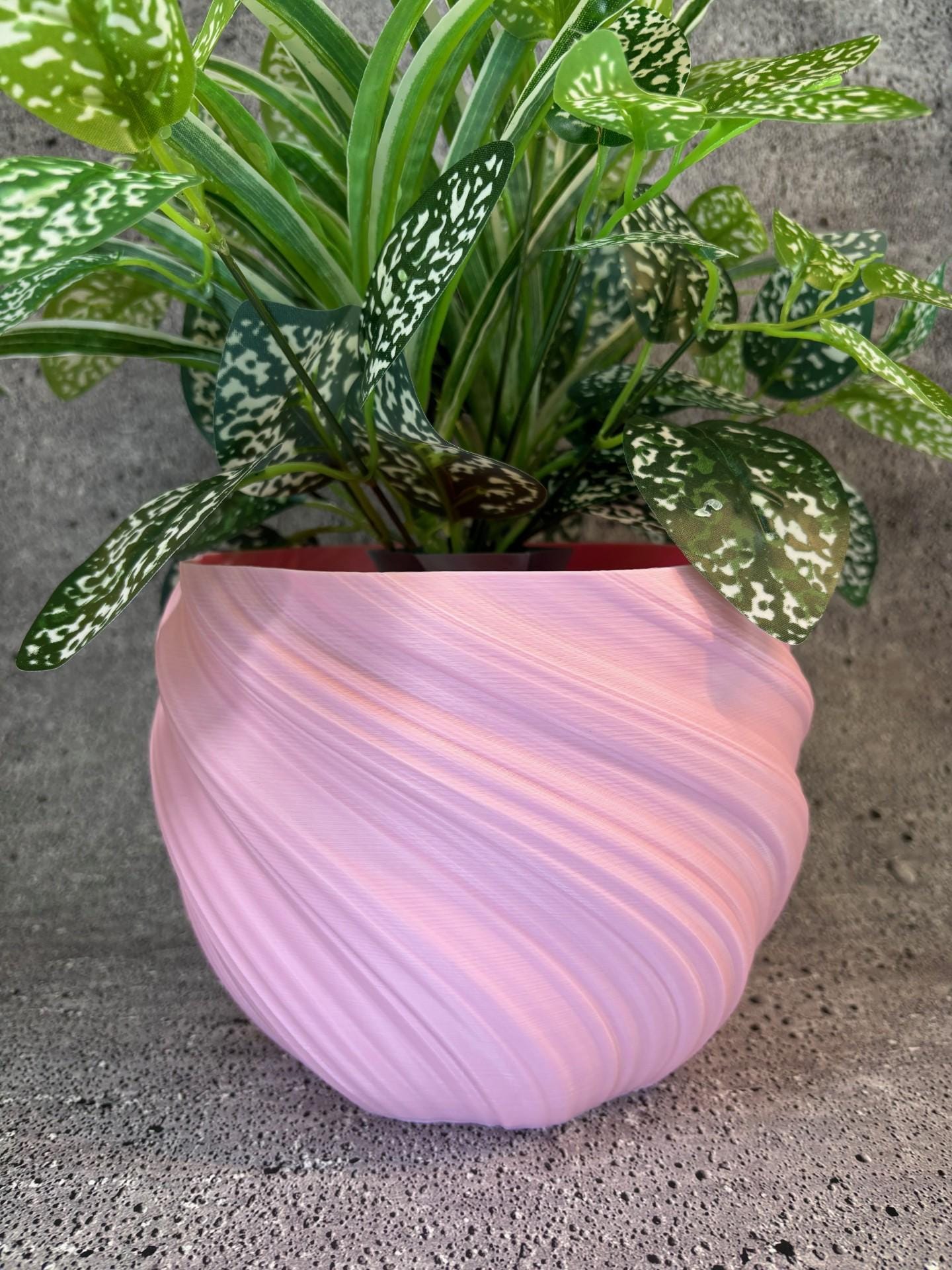 Fioriera In Plastica Colorata, Vaso Per Piante Medio, 35 Cm Di Diametro, 31 Cm Di Altezza, Polipropilene Resistente, Per Interni Ed Esterni, Colore Verde, Con Fori Di Scarico Fai Da Te