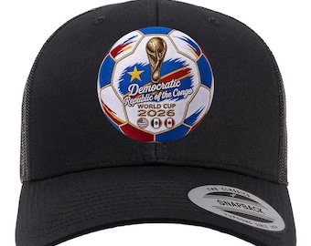 DR Congo voetbalhoed | World Cup 2026 Truckerpet, Les Léopards Fanwear