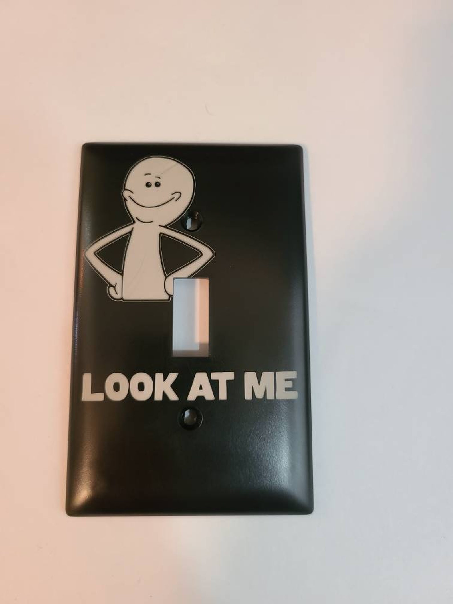Rick and morty light switch cover. Etsy