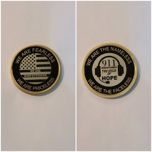 911 dispatcher challenge coin.
