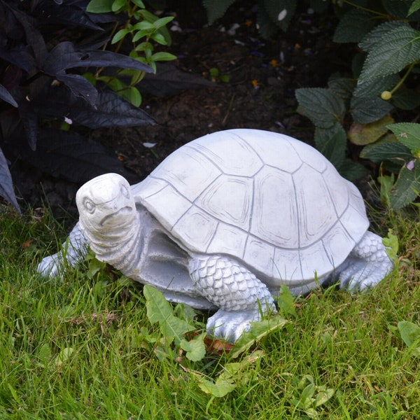 Large Garden Turtle Statue Etsy