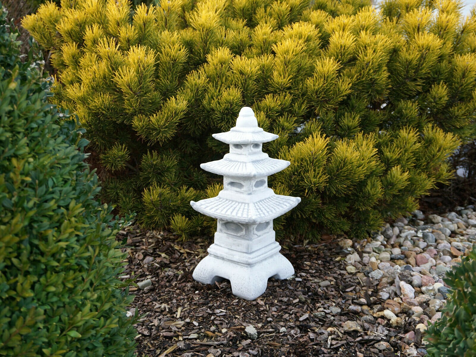 Beautiful Japanese Pagoda outdoor lantern Statue stone | Etsy