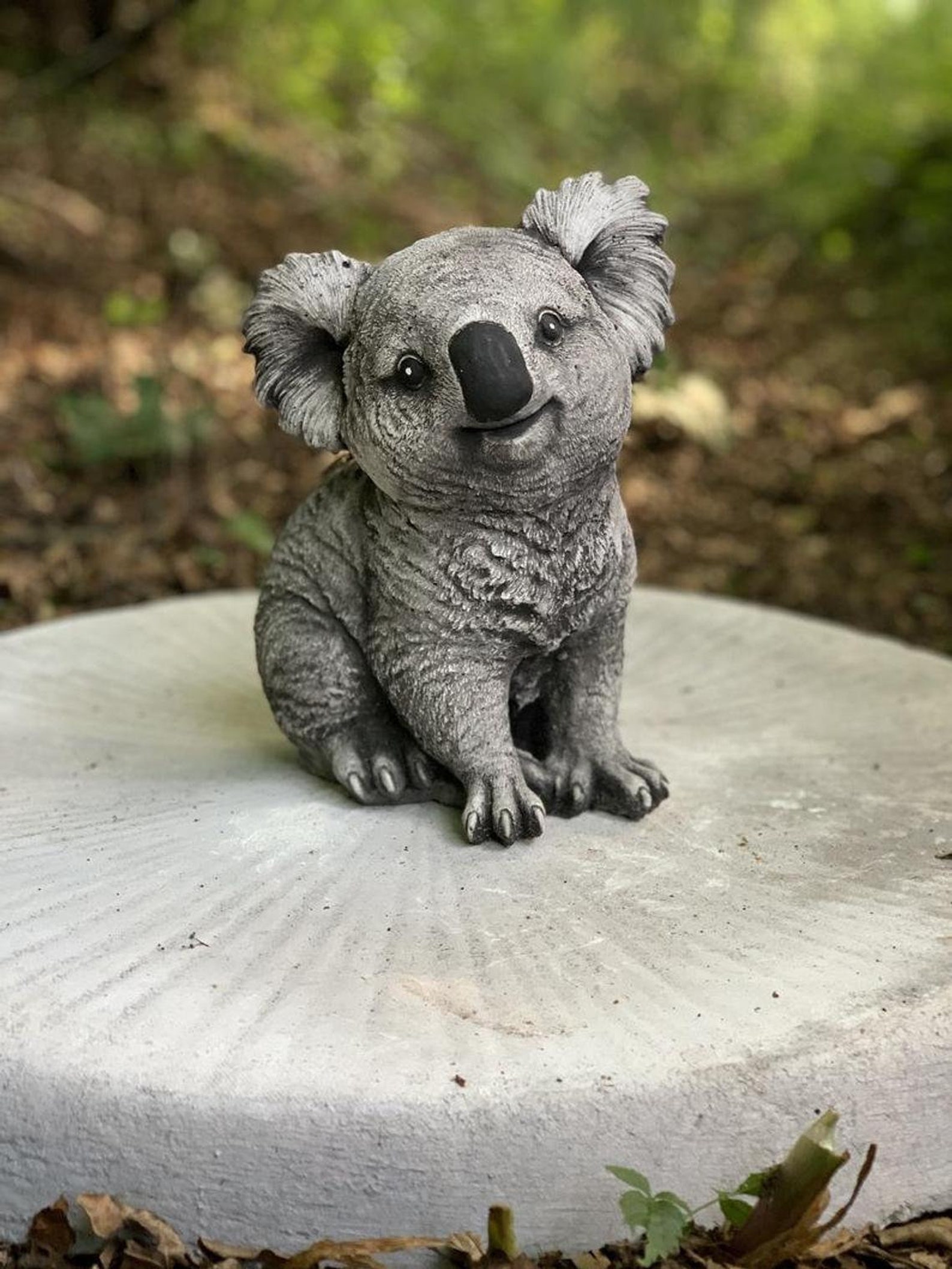 Koala Figure Garden Statue Australian Bear Tropical Yard Etsy