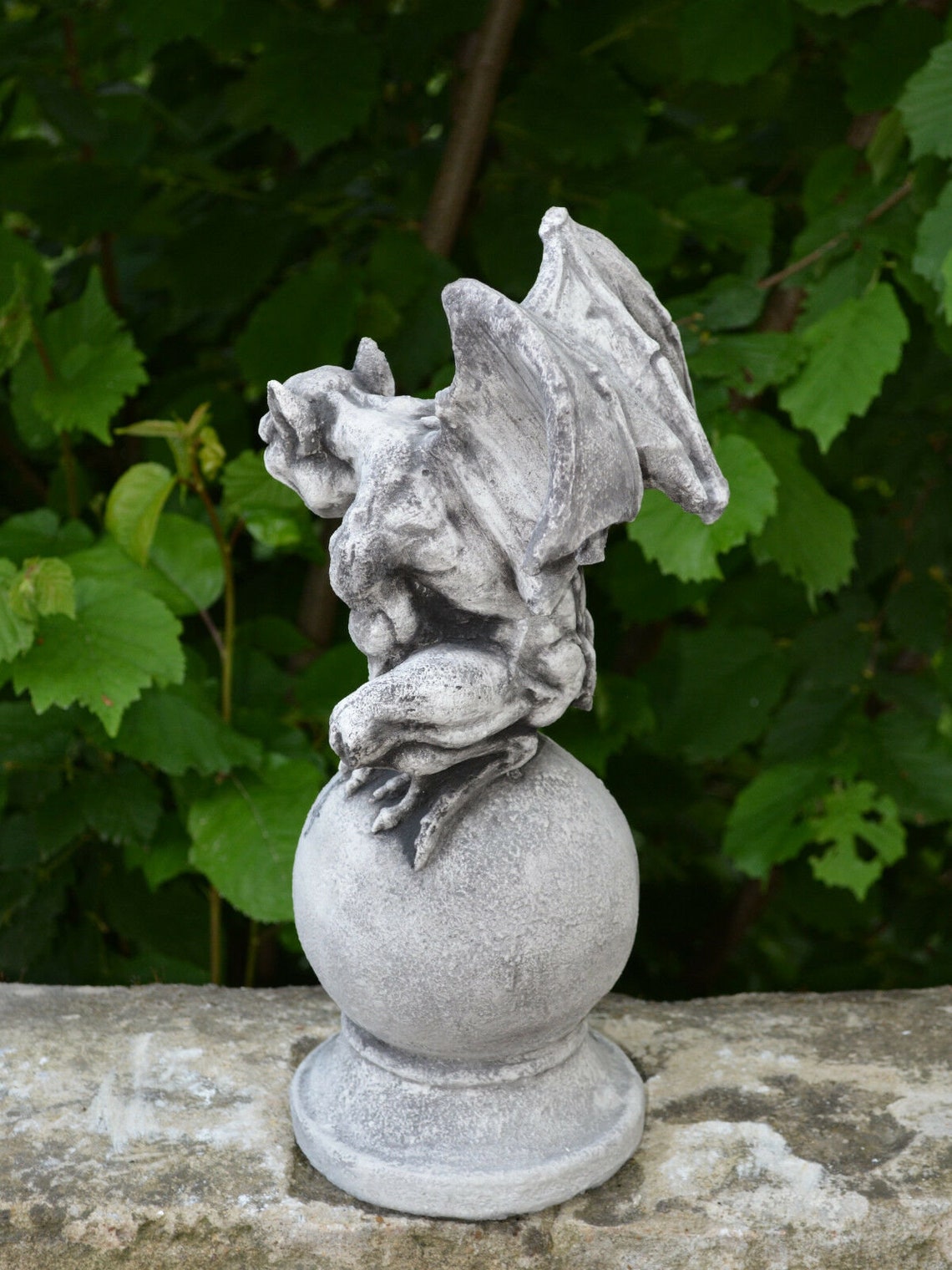 Cute gargoyle Guardian gargoyle statue dog gargoyle winged Etsy