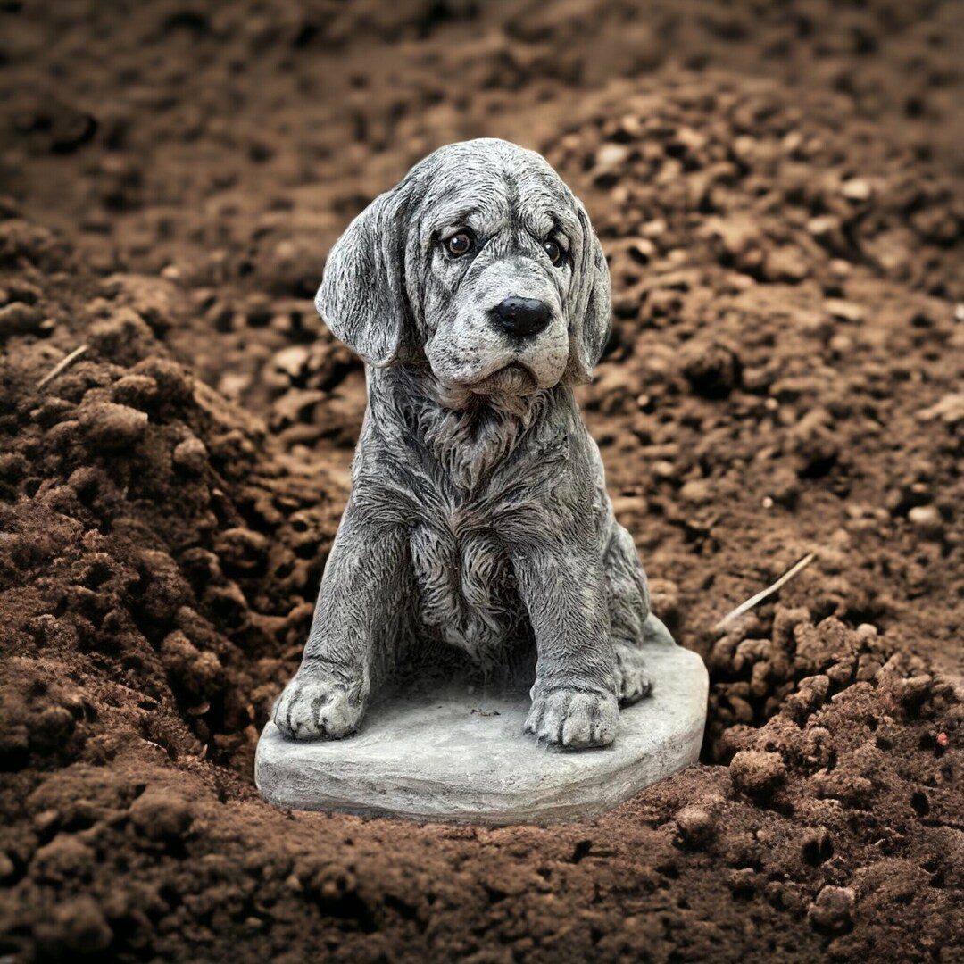 Labrador Figurine Concrete Dog Statue Lawn Sculpture for Etsy