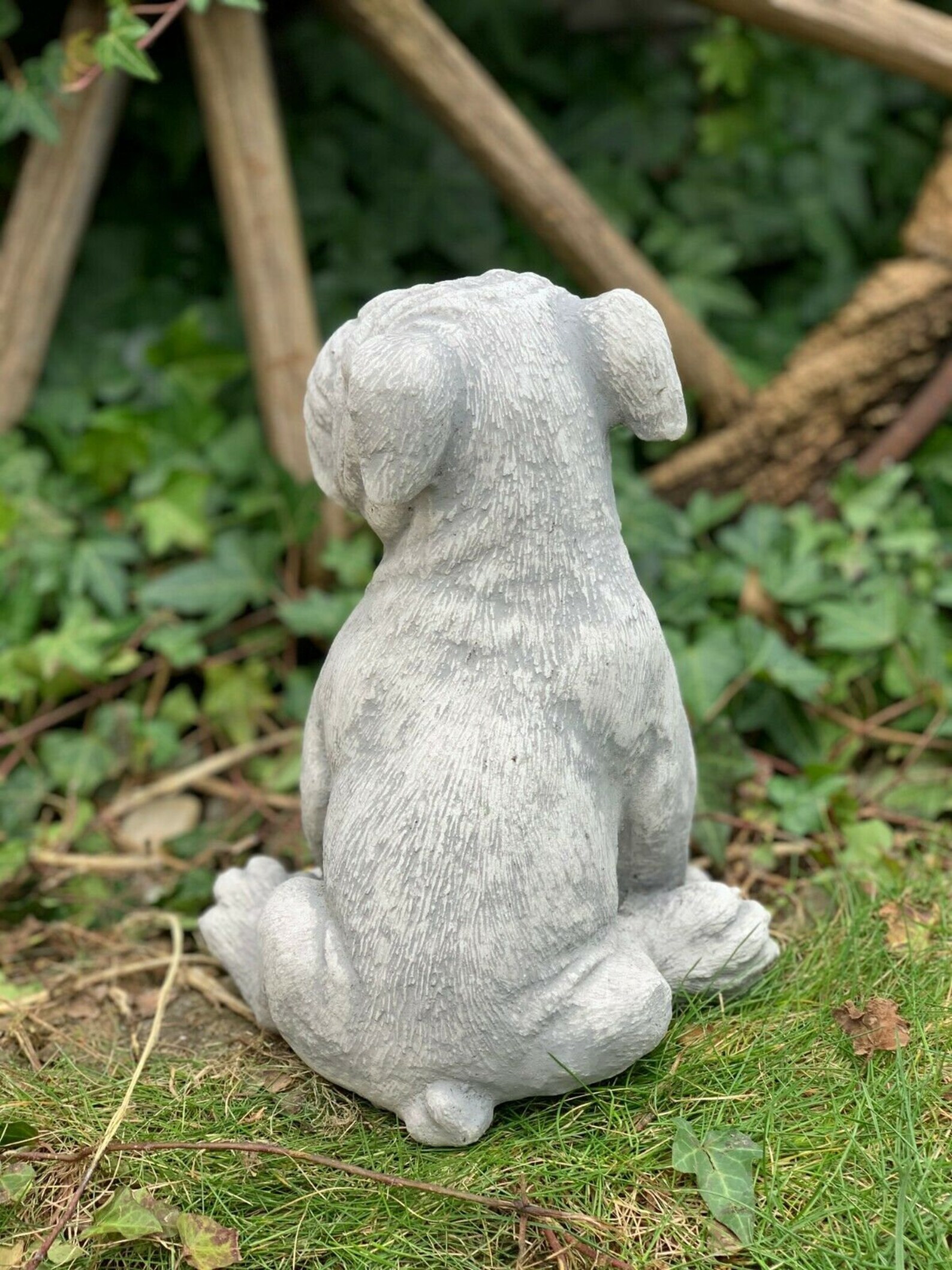 Boxer dog statue garden statue concrete boxer figurine pet Etsy