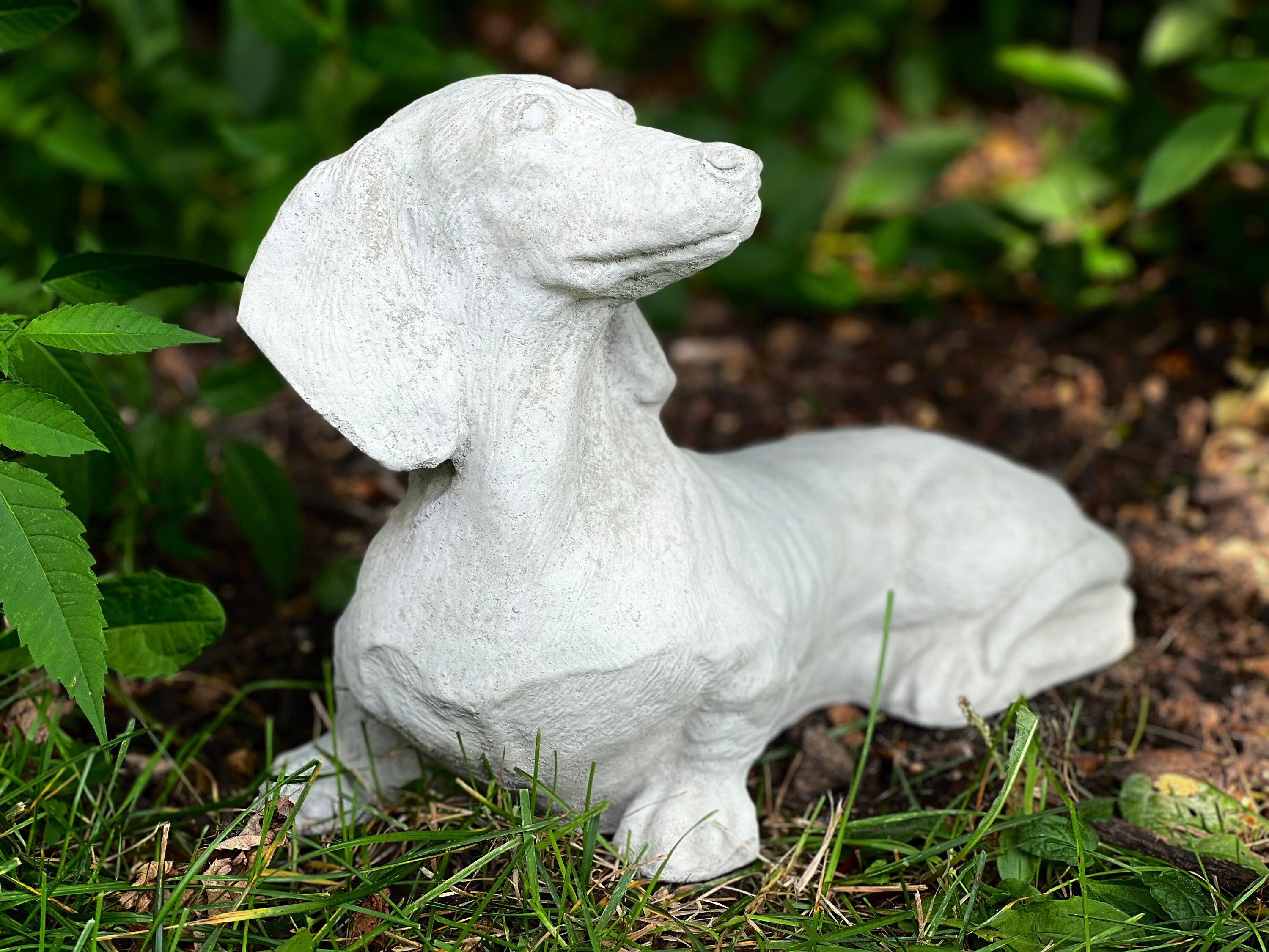 Dachshund Dog Figure Gift for Dog Lovers Yard Art Garden Etsy